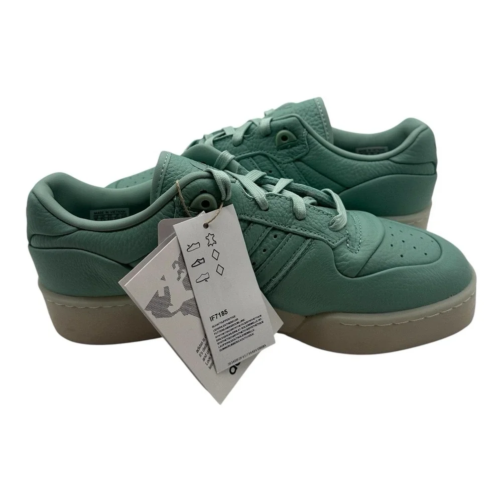 Adidas Originals Rivalry Lux Low Shoes Mens 10.5 Hazy Green White Sneaker IF7185